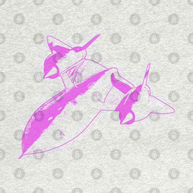 Lockheed SR-71 Blackbird - Pink Design by PlaneJaneDesign